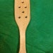 BDSM hairbrush style spanking paddle oak with or without holes mature