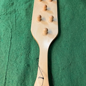 birch plywood frat paddle with features