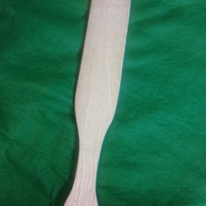 Fraternity or Sorority Wooden Or Wood spanking Paddle unfinished solid red oak