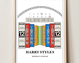 Harry Styles Together Together Tour Poster (A4/A5) | Personalised | Unframed