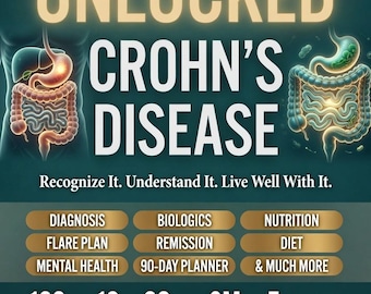 Unlocked Crohn's Disease | Complete Guide | Diagnosis, Biologics, Diet, Remission | Digital Download