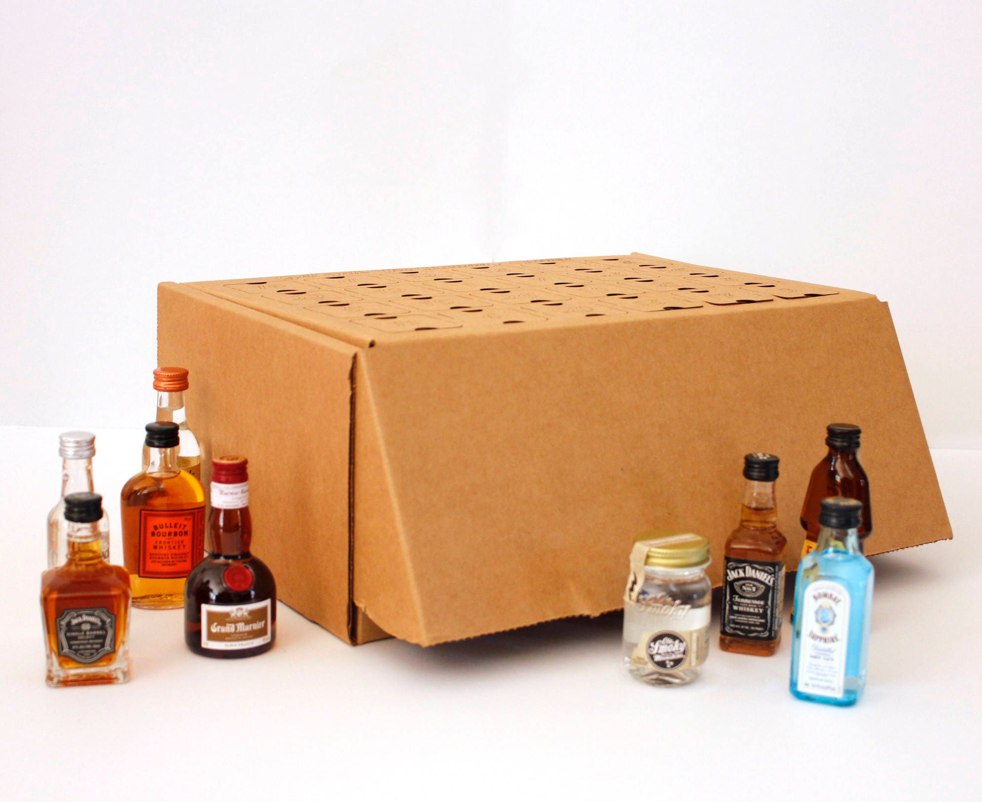 DIY Advent Calendar for Nips Miniatures Airplane liquor Etsy