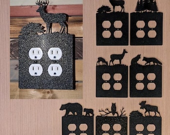 Woodland Creature Outlet Plate Covers
