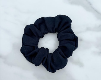 Navy Blue Scrunchie | Soft Knit