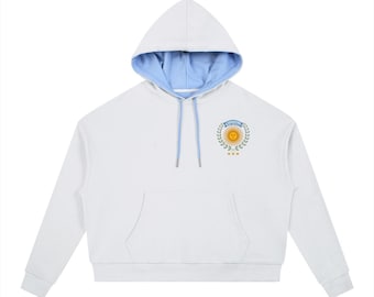 Kontrast Kordelzug Hoodie