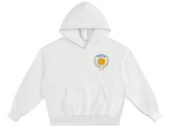 Schwerer Fleece-Kapuzenpullover