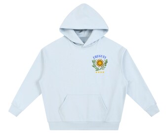 Boxy Schwergewichts Drop-Shoulder Hoodie