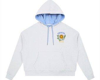 Kontrast Kordelzug Hoodie