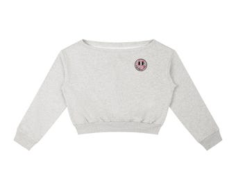 Damen Off-Shoulder Sweatshirt
