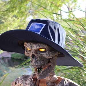 Postal patched Outdoor Ventilated Wide Brim Hat