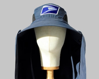 Gestickter Marine-USPS Adler-Sonnenhut mit Schatten