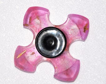 Glow-in-the-Dark Pink Fidget Spinner