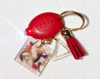 Glow-in-the-Dark Keychain Red 2