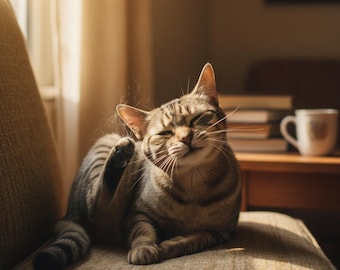 Guía para el control de pulgas en gatos / Tratamiento, prevención e infestación doméstica (descarga digital en PDF)