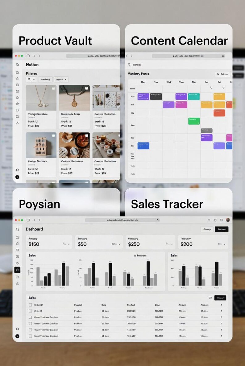 Etsy Seller Notion Dashboard & Second Brain 2026 – Instant Duplicate - Etsy
