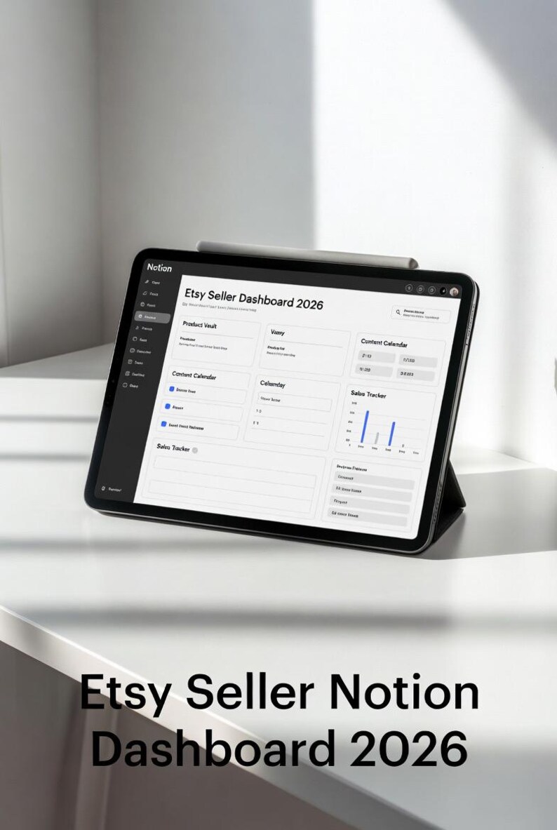 Etsy Seller Notion Dashboard & Second Brain 2026 – Instant Duplicate - Etsy