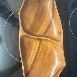 Mid Century 1960s Wooden Tray