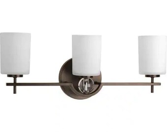 Progress Lighting - Compass Steel 3-light Bath Light - P2048-20