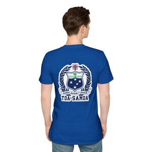 T-shirt 685 Toa Samoa Poly avec logo différent | Emblème vintage Gym Ape