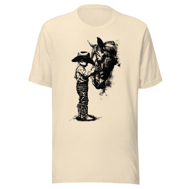 Vintage Cowboy Graphic Tee, Western Cowboy T-Shirt, Country Rodeo Shirt, Ranch Life Apparel, Rustic Western Art Tee, Cowboy Lover Gift