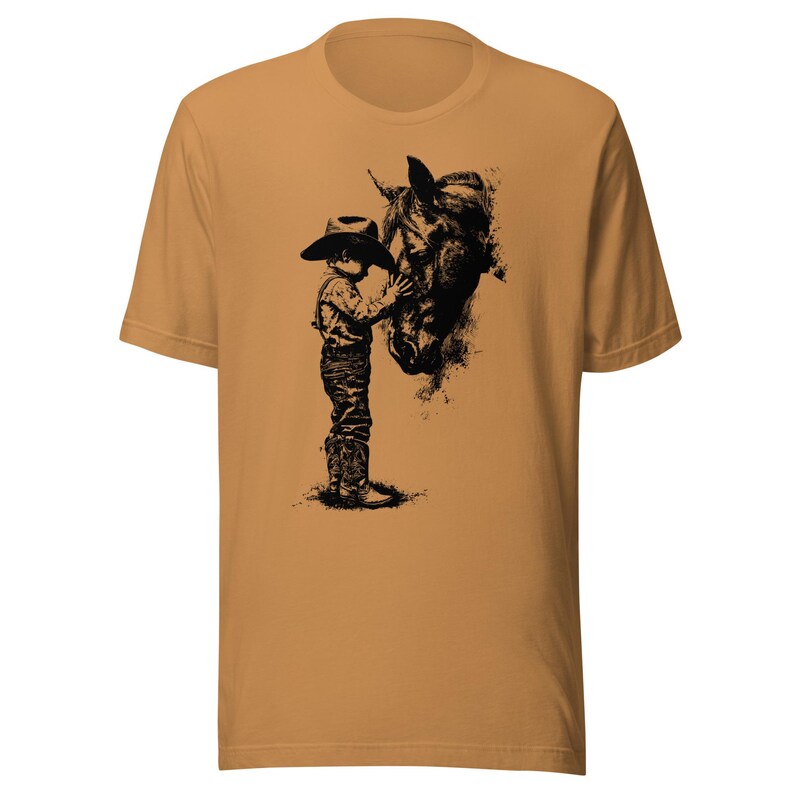Vintage Cowboy Graphic Tee, Western Cowboy T-Shirt, Country Rodeo Shirt, Ranch Life Apparel, Rustic Western Art Tee, Cowboy Lover Gift