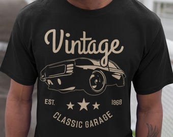 Vintage Muscle Car Shirt, Classic Garage T-Shirt, Retro American Muscle Graphic Tee, Classic Car Enthusiast Shirt, Hot Rod Gift