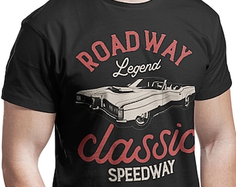 Vintage Classic Car T-Shirt, Retro American Convertible Shirt, Old School Car Graphic, Classic Car Lover Gift