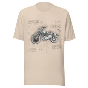 Vintage Motorcycle Shirt, Retro Biker Graphic Tee, Classic Cafe Racer T-Shirt, Motorcycle Rider Gift, Old School Bike Shirt