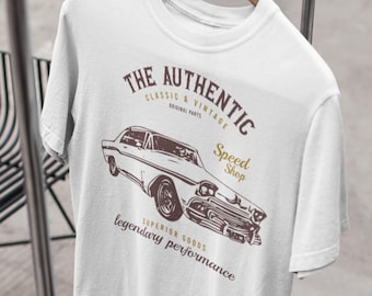 Vintage Classic Car Shirt, Retro Garage Graphic Tee, American Retro Car T-Shirt, Hot Rod Shirt, Car Guy Tee