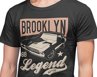 Vintage Muscle Car T-Shirt, Retro American Classic Car Graphic Tee, 1960s Muscle Car Shirt, Car Enthusiast Gift