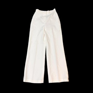 White 70s Pants - Etsy