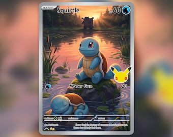 Squirtle 30th Anniversary Custom Card