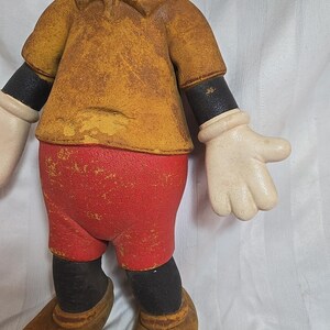 Vintage Walt Disney Mickey Mouse Foam Doll Bend-a-Twist 18" Plush - Very Rare! image 5