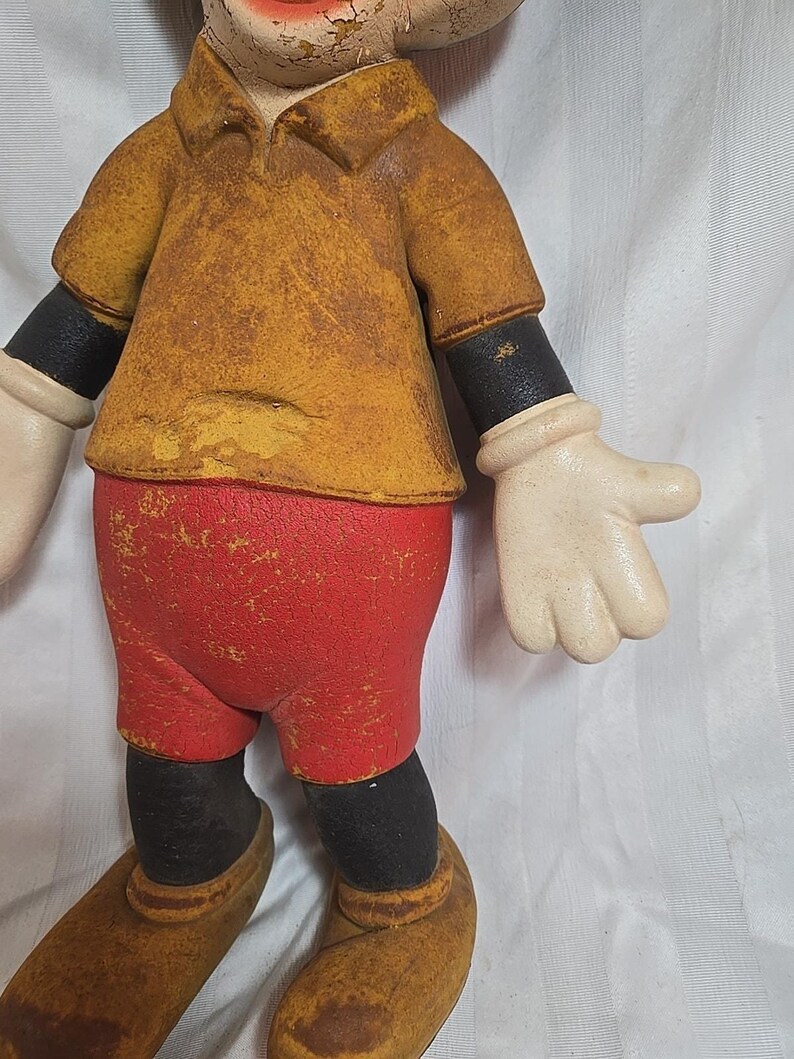 Vintage Walt Disney Mickey Mouse Foam Doll Bend-a-Twist 18" Plush - Very Rare! image 5