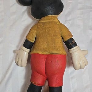 Vintage Walt Disney Mickey Mouse Foam Doll Bend-a-Twist 18" Plush - Very Rare! image 9