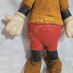 Vintage Walt Disney Mickey Mouse Foam Doll Bend-a-Twist 18" Plush - Very Rare! image 4