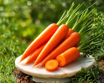 Más de 1000 semillas de zanahoria Scarlet Nantes, semillas de zanahoria dulce tradicional, semillas de hortalizas de raíz no transgénicas para plantar.