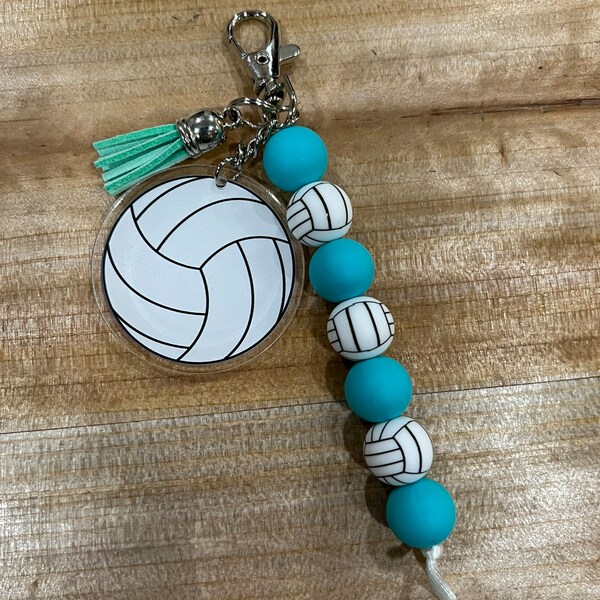 Volleyball Keychain Etsy