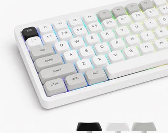 Low-profile keycaps Skyline, Double Shot PBT, Shine Through Legends (143 toetsen)