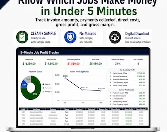Kontrager Expense Tracker Excel, Budget-Kalkulationstabelle, Zahlungs-Tracker, Gewinn- und Verlust-Dashboard