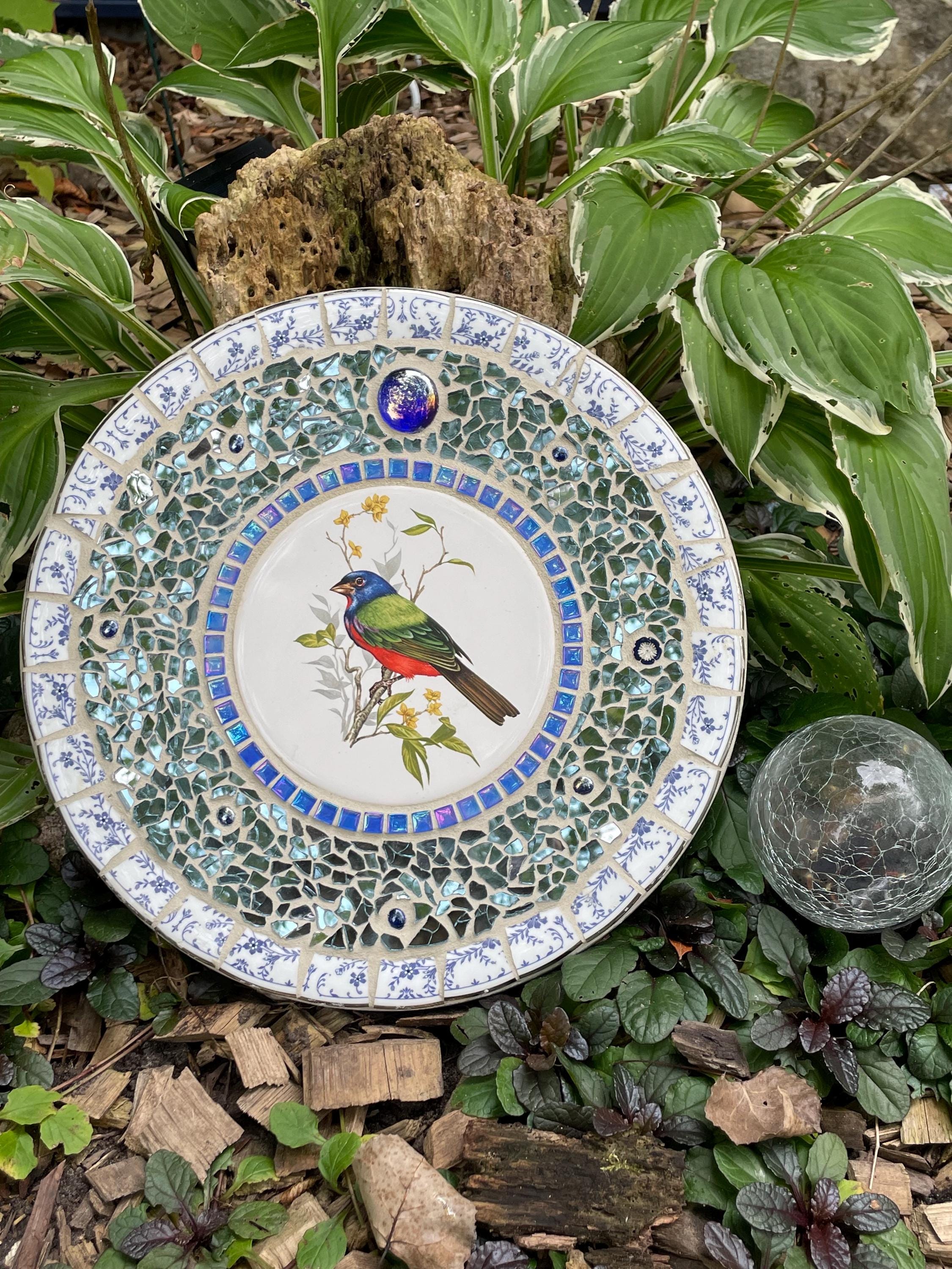 Mosaic Mirror Birds - Etsy