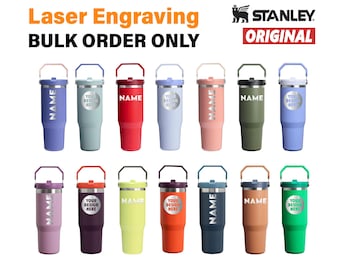 Personalized Engraved Stanley, ADD YOUR LOGO, Wholesale Tumblers, Laser Engraved Tumbler, Stanley 30oz Fashion, Custom Tumbler Gift for Him.