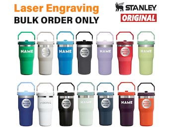 Personalized Stanley IceFlow 20 oz Straw Tumbler, Engraved Insulated Cup, Custom Travel Mug, Hydration Bottle, Gift for Him or Her