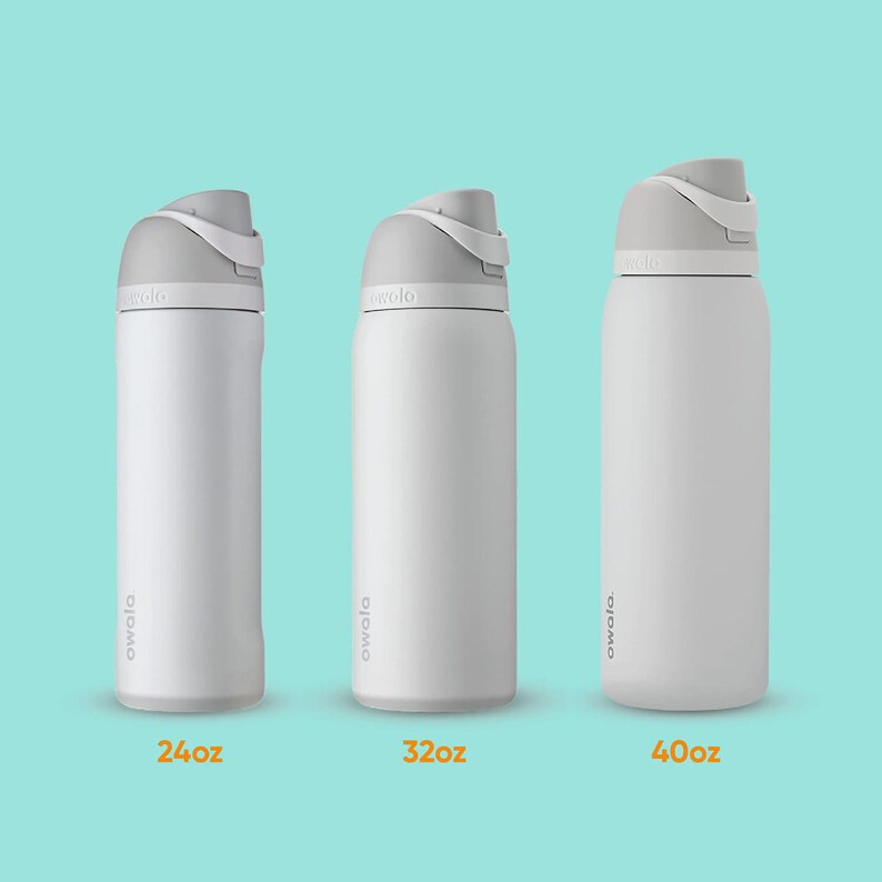 Personalized Owala FreeSip Water Bottle 40 oz for Staff Appreciation Swag Corporate Gift Bulk Personalized Business Logo Thermos