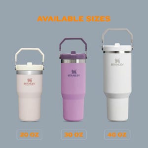 Personalized Stanley IceFlow 20 oz Straw Tumbler, Engraved Insulated Cup, Custom Travel Mug, Hydration Bottle, Gift for Him or Her