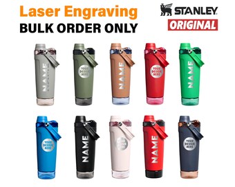 Personalized Engraved Stanley Shaker 24oz, ADD YOUR LOGO, Wholesale Tumblers, Laser Engraved Tumbler, Fashion, Custom Shaker Gift for Him.