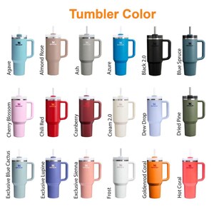 Custom Stanley 40oz Quencher Flip Straw Bottle | Stainless Steel Tumbler | Laser Engraved Travel Cup | Gift for Friend, best for Gym