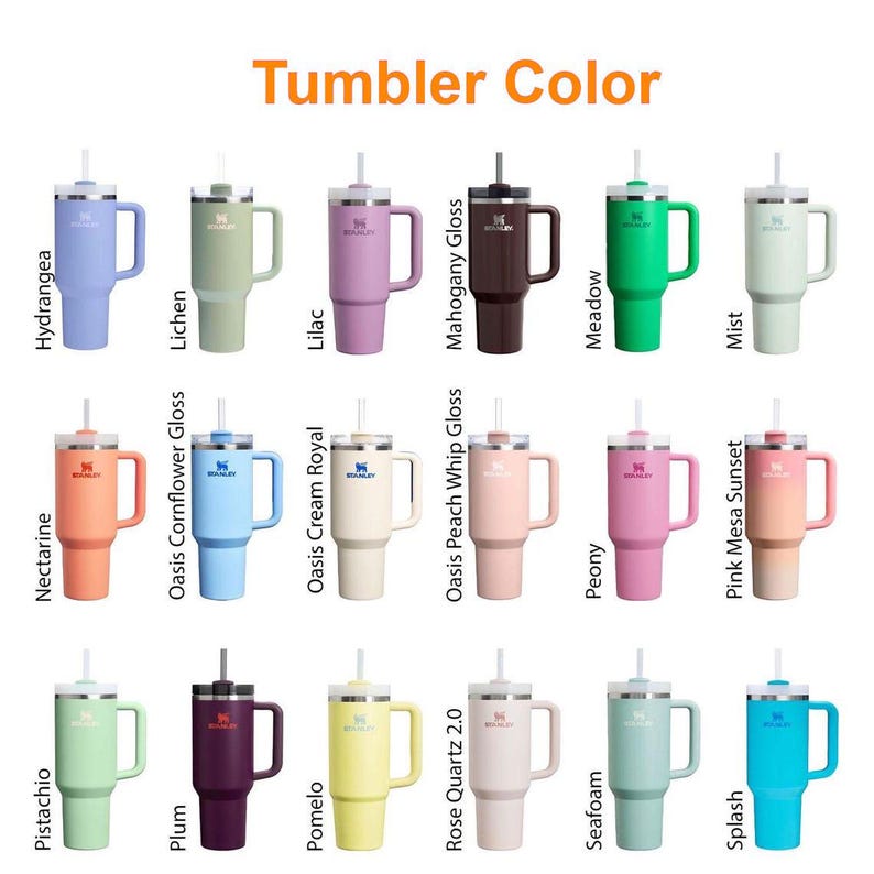 Custom Stanley 40oz Quencher Flip Straw Bottle | Stainless Steel Tumbler | Laser Engraved Travel Cup | Gift for Friend, best for Gym