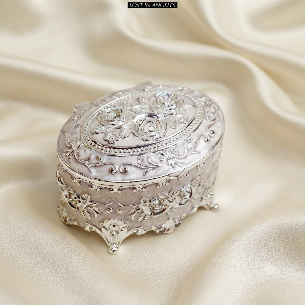 Antique Silver Ring Box - Etsy