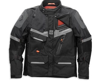 Harley Davidson Passage Adventure-jas – mesh motortouringjack voor heren